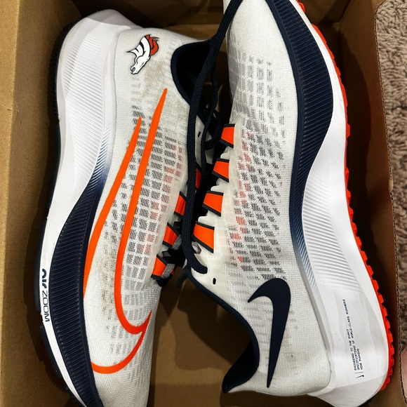 Nike Air Zoom Pegasus 37 Denver Broncos 10.0 CZ5434-100 - Picture 3 of 7